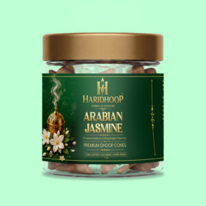 Haridhoop Arabian Jasmine Dhoop cones Jar (100g)