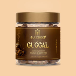 Haridhoop Guggal Dhoop cones Jar (100g)