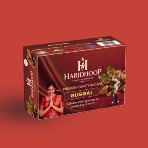 Haridhoop Guggal Fragrance Dhoop(Semi-Solid) for Pooja, Meditation & Festivals | Long-Lasting Fragrance & Low Smoke (40g)