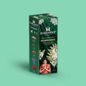 Haridhoop Rajnigandha Fragrance Dhoop Master Pack for Pooja, Meditation & Festivals | Long-Lasting Fragrance & Low Smoke (480g)