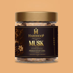 Haridhoop Royal Musk Dhoop cones Jar (100g)