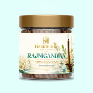 HARIDHOOP Rajnigandha Dhoop Sticks Jar (100g)