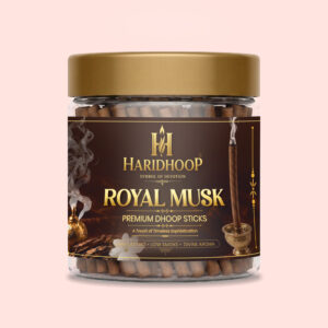 HARIDHOOP Royal Musk Dhoop Sticks Jar (100g)